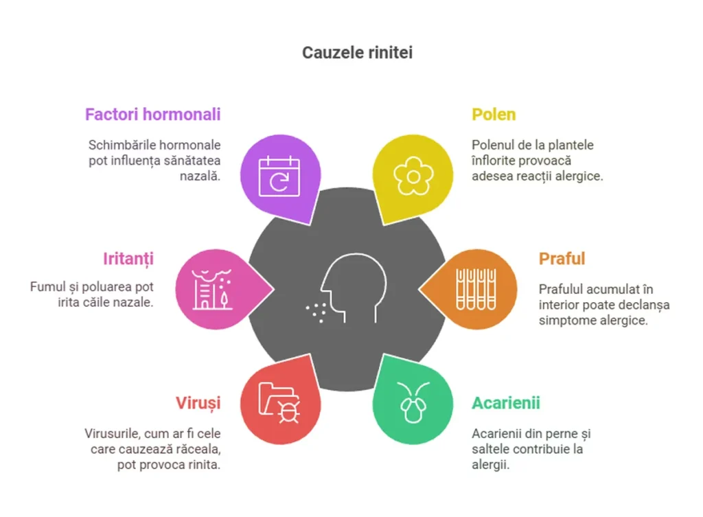 Ce cauzeaza rinita